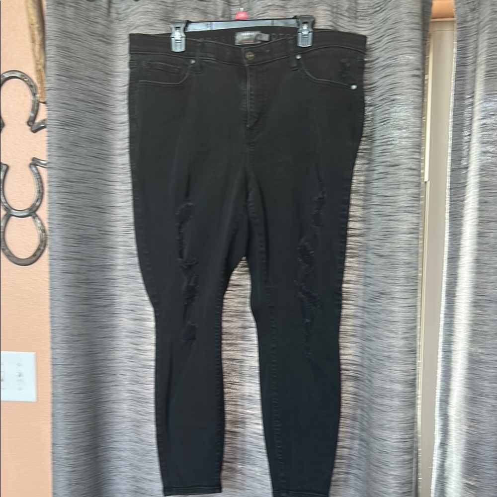 Torrid Black Cropped Ankle Jeans